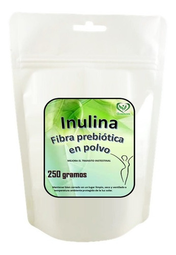 Inulina Fibra Prebiótica En Polvo 250gs. Transito Intestinal