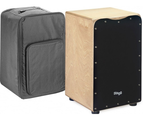 Cajon Peruano Stagg Caj50 Madera De Abedul Funda Cuot