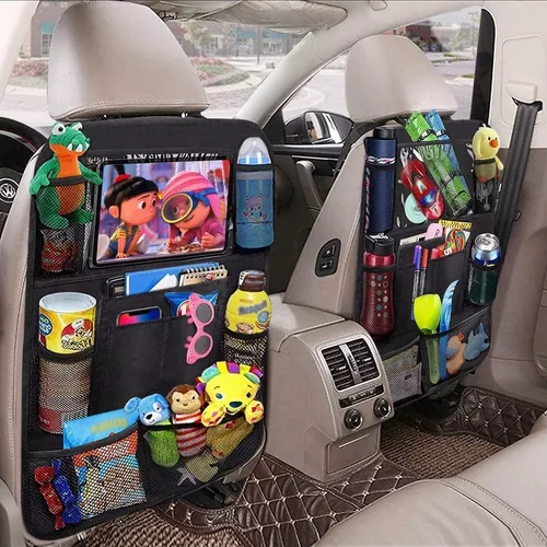 Organizador Para Asiento Trasero Auto Coche Mesa Bolsa 2 Pzs