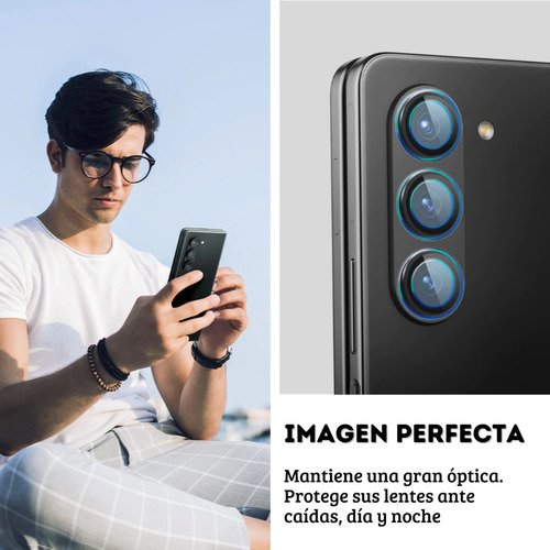 Templado Cámara Para Samsung Z Fold 5 Spigen Optik Pro