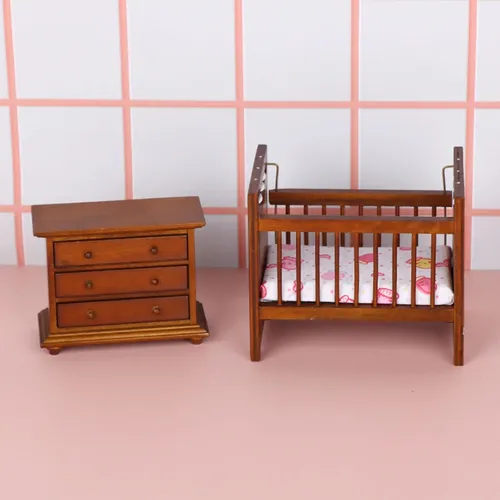 Juego De Muebles De Madera Para Casa De Muñecas, Escala 1:12 | Envío gratis