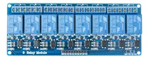 Comprar Relay Relé 8 Canales 5v 12a Con Optoacopladores Arduino Nodo