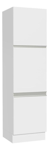 Panelette Madesa Glamy con 3 puertas, 60 cm, color blanco