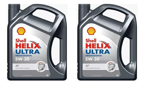 Aceite Shell Helix Ultra Pro Af 5w30 Sintetico 4 L X2un