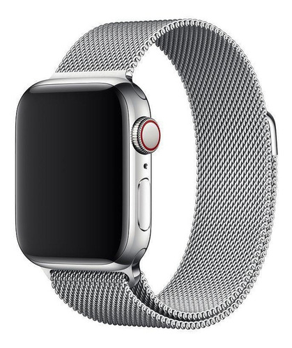 Pulseira Loop Milanese Para Apple Watch 38mm 40mm 42mm 44mm