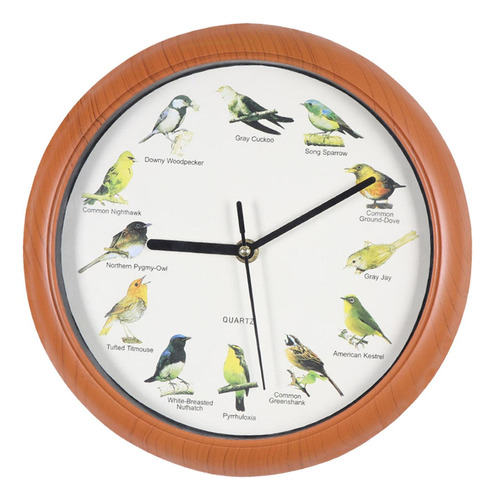 Reloj De Pájaro Con Sonido Minimalista Que Canta 10