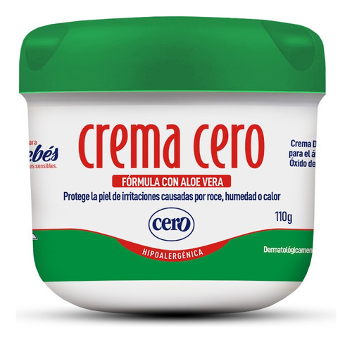 Crema Cero Áloe Vera 110gr - g a $298