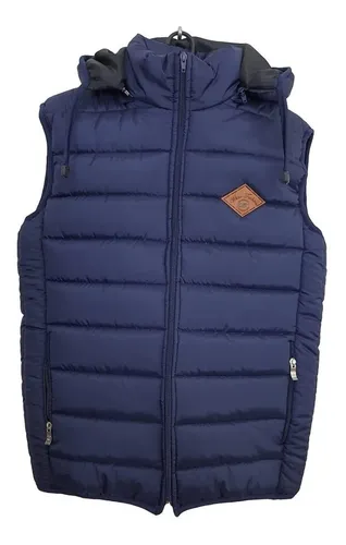 Chaleco top azul hombre