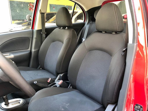 Nissan March 1.6 Sl Automático 2017 Vermelho