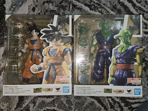 Paquete De Son Goku Y Piccolo Super Hero Sh Figuarts Jp