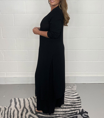 Conjunto De Camisa Con Cuello En V Y Pantalón Para Mujer