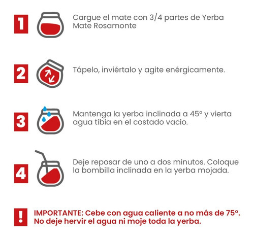 Imagen 3 de 3 de Yerba Mate Suave Bolsa Con Zipper Rosamonte 500gr
