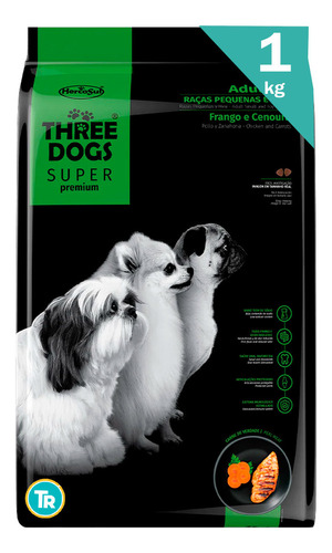 Racion Perro Threedogs Super Premium Adulto Razas Pequeñas