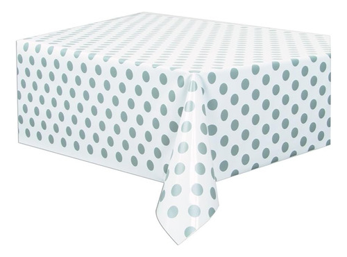 Cubierta De Mesa Rectangular De Plástico Con Puntos Únicos, 