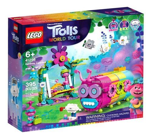 Lego Trolls Poppy Orugabus 41256 395 Pzas Orig Scarlet Kids