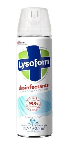 Desodorante Lysoform Aire Montaña 360cc X 5 Unidades