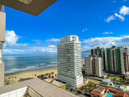 Imagem 1 de 18 de Apartamento 3 Dormitórios Prédio Frente Mar Canto Do Forte Praia Grande.