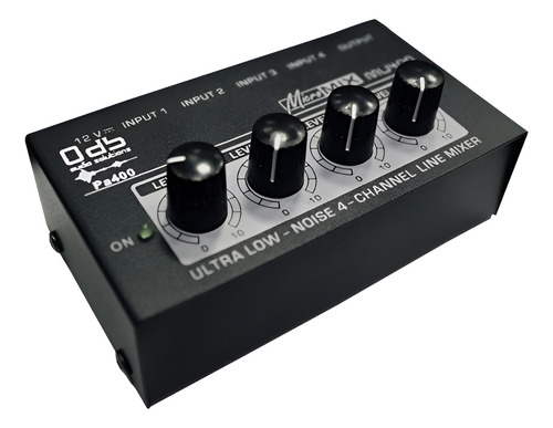 Mezcladora Micro Mix Mu400 4 Canales - Entrega Inmediata!