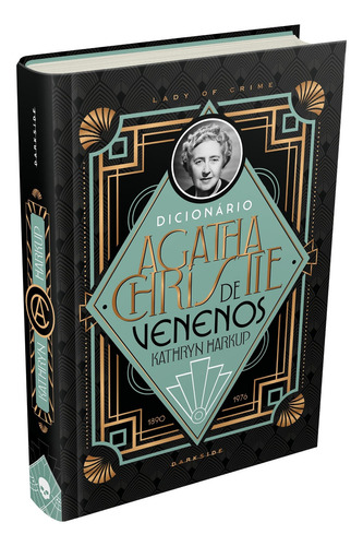 Dicionário Agatha Christie de Venenos, de Harkup, Kathryn. Editora Darkside Entretenimento Ltda  Epp, capa dura em português, 2020