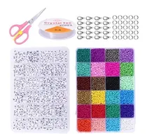 Comprar Cuentas Pulseras Cuentas Letras Acrílico Bisuteria Chaquiras
