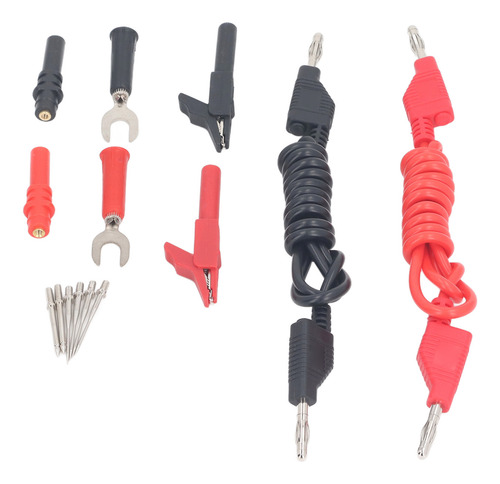 Kit De Cables De Prueba Banana Plug De Silicona, 2000 V, 20
