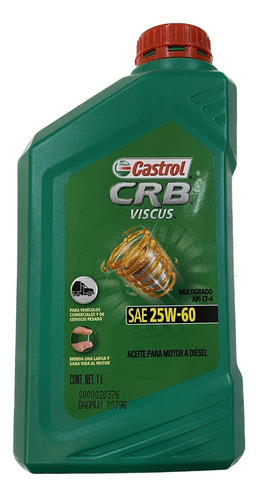 Aceite Crb Viscus 25w-60 1l Castrol