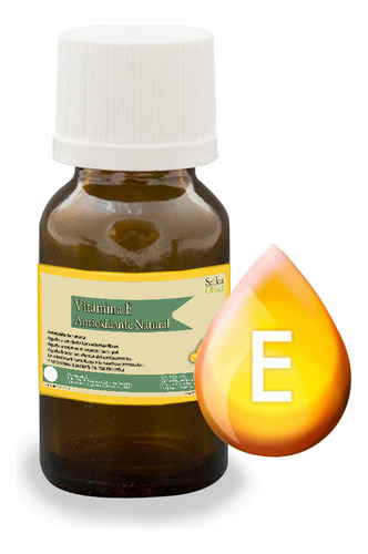Vitamina E Pura Liquida P/ Cremas Arrugas Piel Pelo 30ml