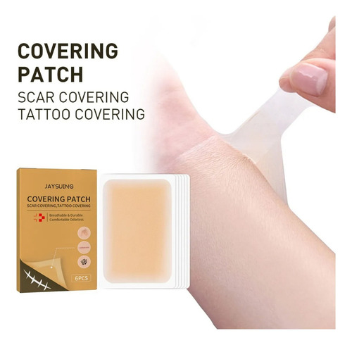 Fl Parche For Cubrir Tatuajes, Maquillaje Invisible For