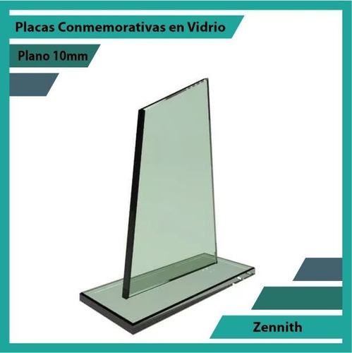 Placa De Vidrio Referencia Zennith Pulido Plano 10mm