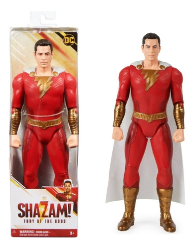 Figura De Colección Dc Shazam 30 Cm Articulada Original 