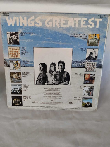 Lp Disco De Acetato De Wings Greatest (Usado)