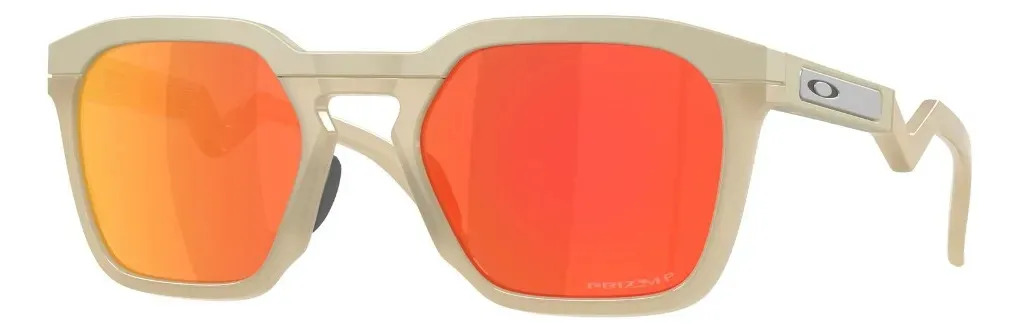 Oculos Sol Oakley Hstn Sq - Tam 54 Lente Espelho Matte Sand / Prizm Ruby Polarized Prizm Ruby Polarized Matte Sand