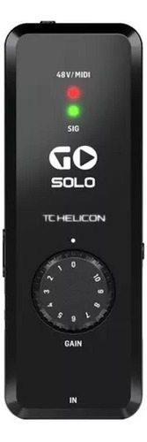 Interfaz De Audio Tc Electronic Go Solo Midi De 1 Canal