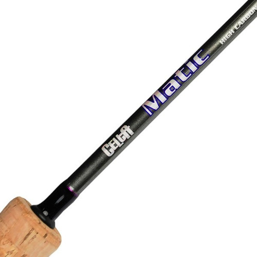 Vara P/ Carretilha Carbono Celta Matic 1,68m 17lb Cortiça