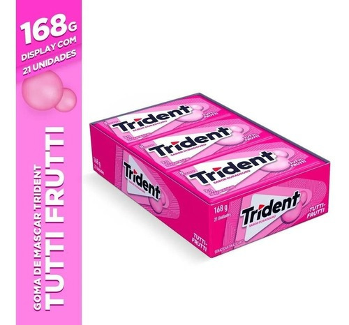 Goma De Mascar Trident Sabor Tutti Frutti 8g