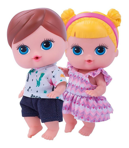 Boneca Babys Collection Gemeos - Super Toys 380