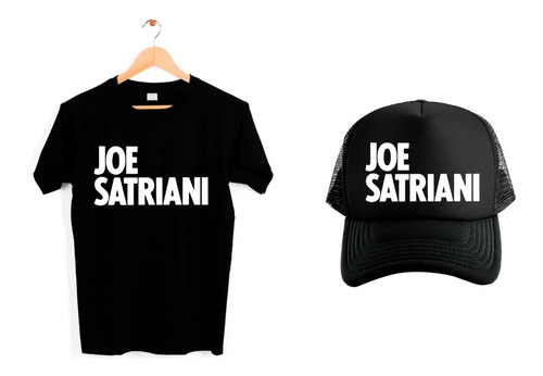 Playera Y Gorra Unisex Joe Satriani Rock Guitarra