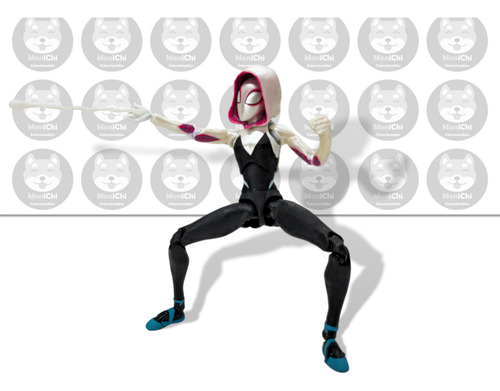 Spider Gwen Across Spiderman Sv Action Dx Multiveso Figura (Usado)