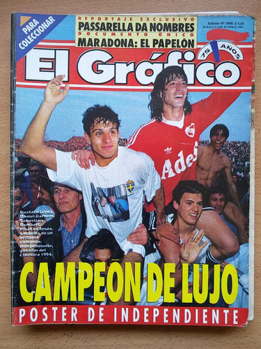 El Grafico 3908 Independiente Campeon Claus 94 Con Poster