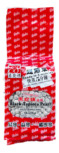 Perlas De Tapioca Te Negro E-fa Brand E8 1 Kg