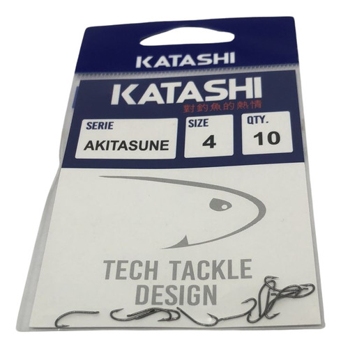 Anzuelos Katashi Akita Kitsune N4 X10u. Pesca Pejerrey