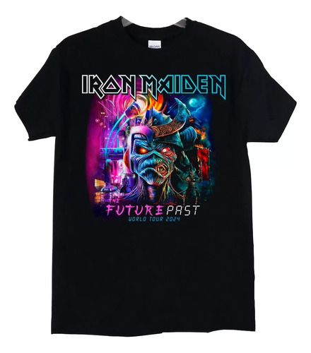 Polera Iron Maiden Tour Chile 2024 Future Past