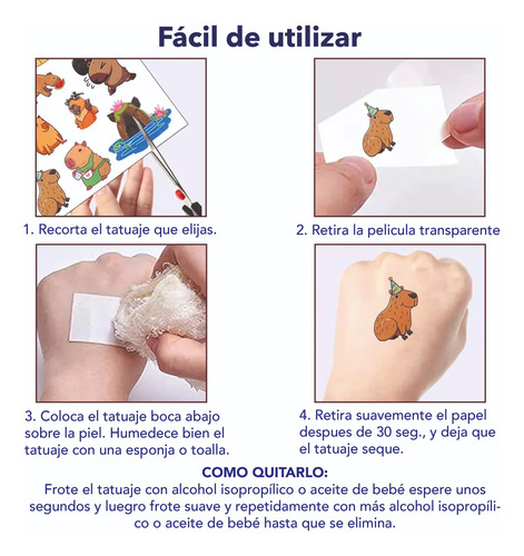 Tatuajes Temporales Sylvanian Families Ternurines 30 Pzs Ternurines