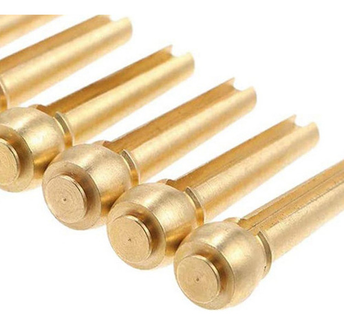 Clavijas De Puente Para Guitarra Acústica, 12 Uds., Con