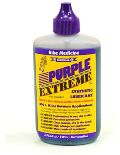 Aceite Lubricante Cadena Moto Purple Extreme 4oz
