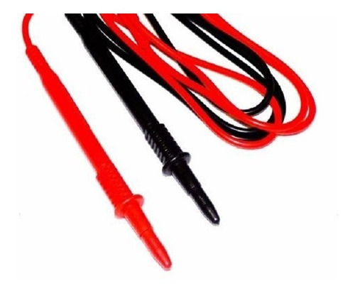 Imagen 3 de 6 de Puntas De Tester Gralf Pgf-11 + Punta Cocodrilo 1m X 17mm