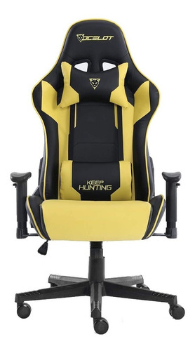 Silla Gamer Ergonómica Reclinable Ocelot Ogs 150kg C/cojines