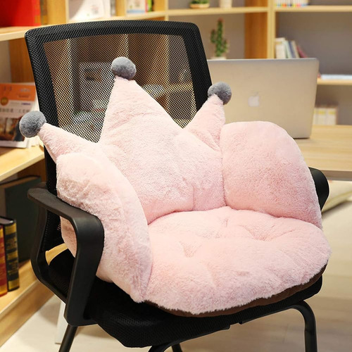 ~? Holiberty Cute Crown Chair Cojines Foam Stuffed Desk Seat