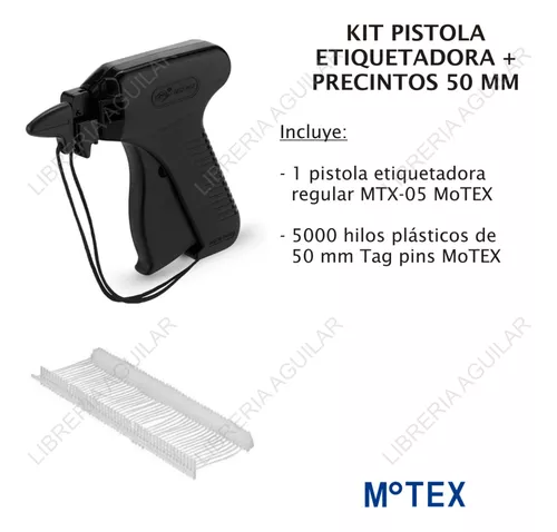 Combo Pistola Etiquetadora Appx + 5.000 Precintos 50mm+ 5 Agujas