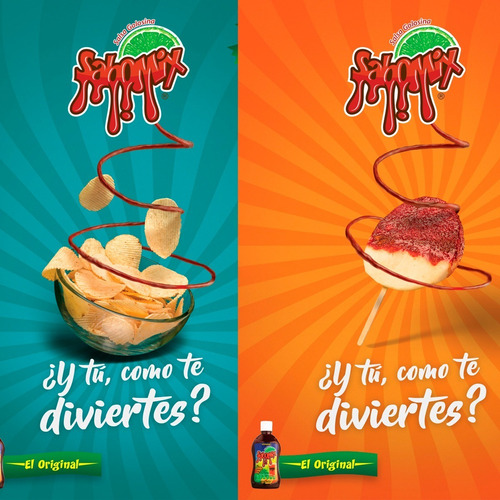 12 Pzas Polvo Sabomix Ideal Para Fruta Y Micheladas!!!